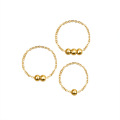 Shangjie Oem Anillos Ins Simple Office Link Chain Rings Joya Women Gold Gold Lucky Anillos de moda Rings